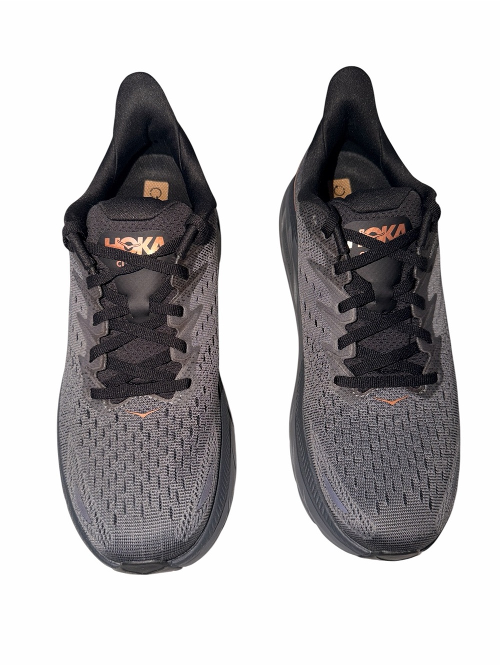 Hoka One One Men's Gray and Black Athletic Shoes